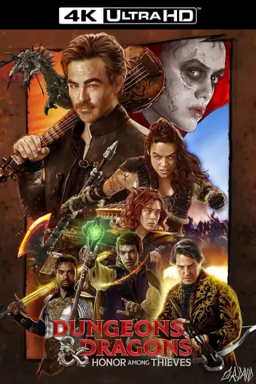 Plakat do filmu "Dungeons & Dragons: Złodziejski honor" #8828