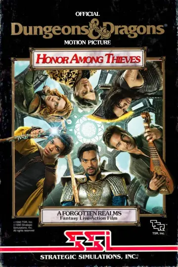 Plakat do filmu "Dungeons & Dragons: Złodziejski honor" #8837