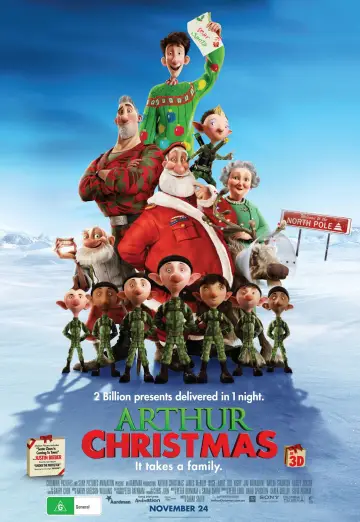Plakat do filmu "Artur ratuje Gwiazdkę" #1861664