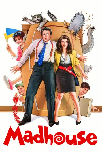 Plakat do filmu "Dom wariatów" #1638727