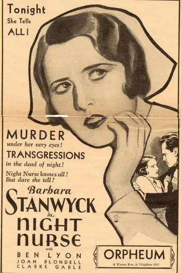 Plakat do filmu "Night Nurse" #1904573