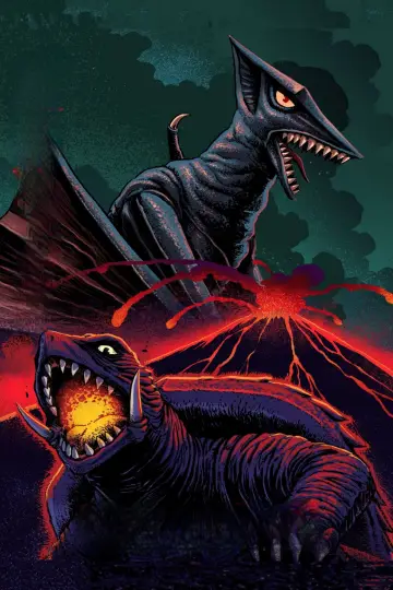 Plakat do filmu "大怪獣空中戦 ガメラ対ギャオス" #1098071