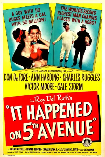 Plakat do filmu "It Happened on Fifth Avenue" #1070204