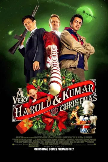 Plakat do filmu "Harold i Kumar: Spalone święta" #309059