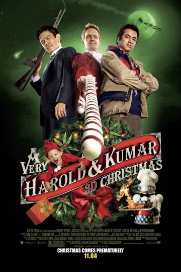Plakat do filmu "Harold i Kumar: Spalone święta" #309060