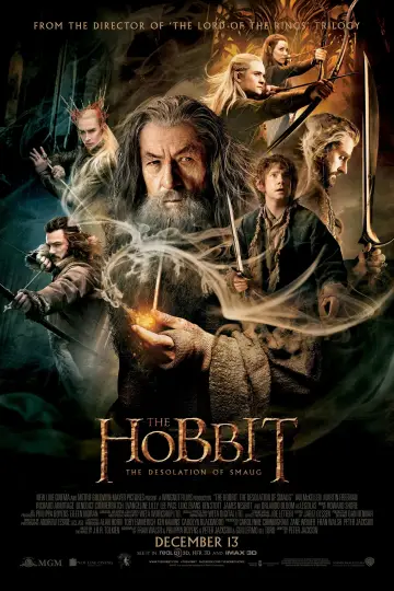 Plakat do filmu "Hobbit: Pustkowie Smauga" #584522