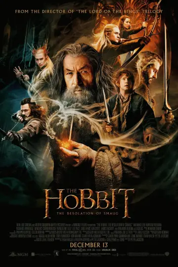 Plakat do filmu "Hobbit: Pustkowie Smauga" #584572