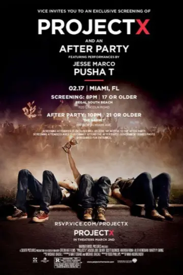 Plakat do filmu "Projekt X" #663980