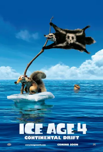 Plakat do filmu "Epoka Lodowcowa 4: Wędrówka Kontynentów" #748407