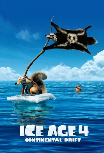 Plakat do filmu "Epoka Lodowcowa 4: Wędrówka Kontynentów" #835405