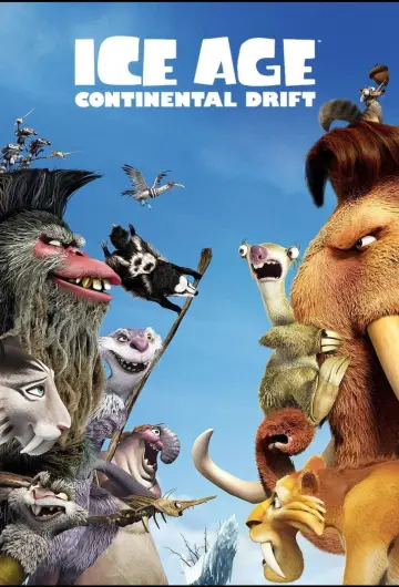 Plakat do filmu "Epoka Lodowcowa 4: Wędrówka Kontynentów" #835409