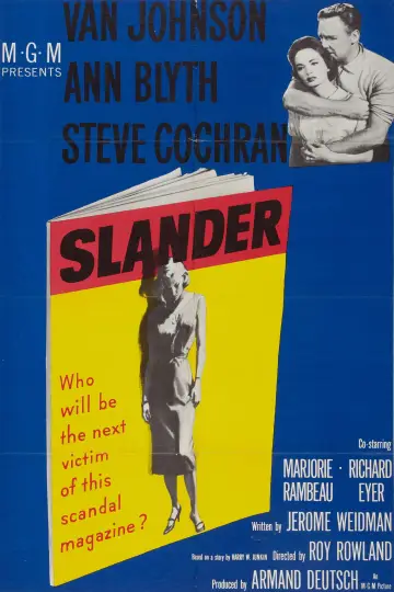 Plakat do filmu "Slander" #732965