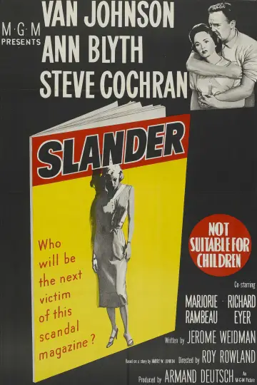 Plakat do filmu "Slander" #732971