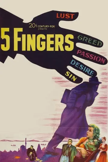 Plakat do filmu "5 Fingers" #1124882