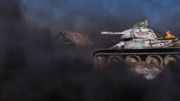 Zasłona do filmu "Czołg Т-34" #234889