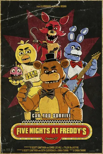 Plakat do filmu "Pięć koszmarnych nocy" #1500