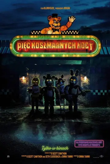 Plakat do filmu "Pięć koszmarnych nocy" #557702