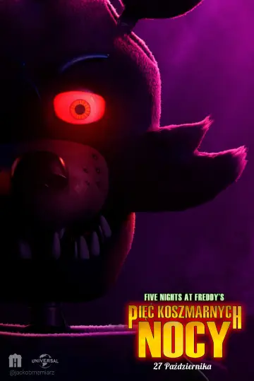Plakat do filmu "Pięć koszmarnych nocy" #557706