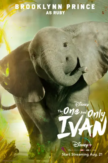 Plakat do filmu "Jedyny i niepowtarzalny Ivan" #897424