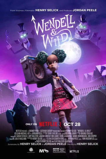 Plakat do filmu "Wendell i Wild" #89548