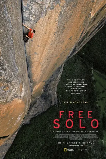 Plakat do filmu "Free Solo: ekstremalna wspinaczka" #621485