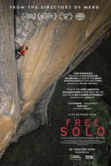 Plakat do filmu "Free Solo: ekstremalna wspinaczka" #621490