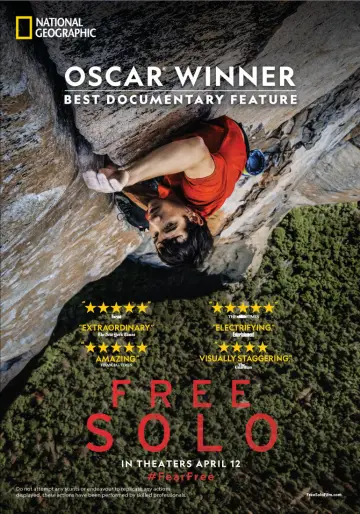 Plakat do filmu "Free Solo: ekstremalna wspinaczka" #621491