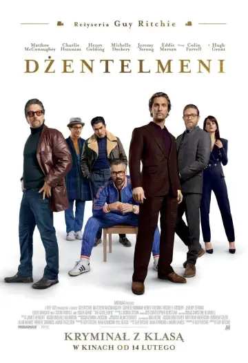 Plakat do filmu "Dżentelmeni" #762245