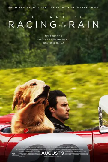 Plakat do filmu "Sztuka ścigania się w deszczu" #44047