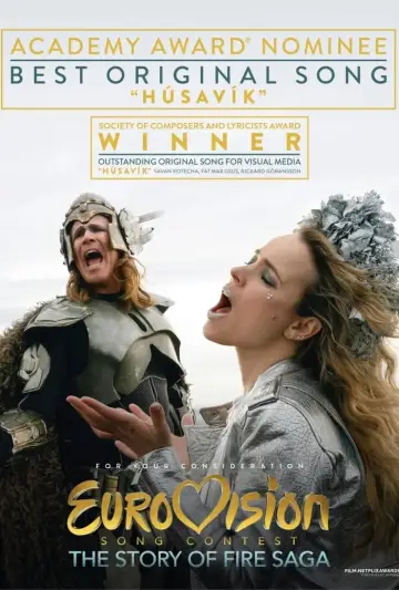 Plakat do filmu "Eurovision Song Contest: Historia zespołu Fire Saga" #128906
