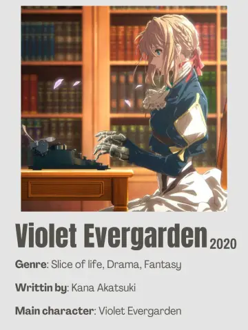 Plakat do filmu "Violet Evergarden – film" #1179555