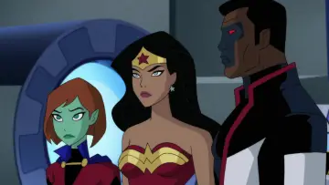 Zasłona do filmu "Justice League vs. the Fatal Five" #1746616