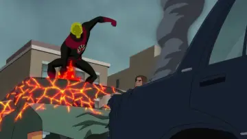 Zasłona do filmu "Justice League vs. the Fatal Five" #1746617