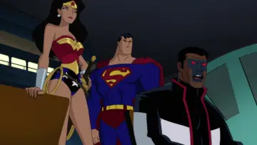 Zasłona do filmu "Justice League vs. the Fatal Five" #1746625