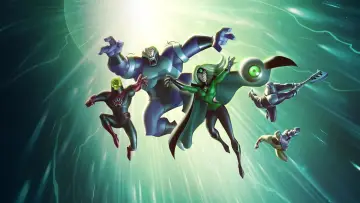 Zasłona do filmu "Justice League vs. the Fatal Five" #263812