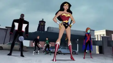 Zasłona do filmu "Justice League vs. the Fatal Five" #263815