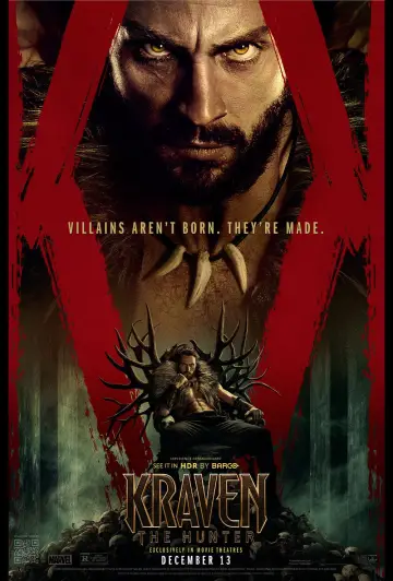 Plakat do filmu "Kraven Łowca" #567265