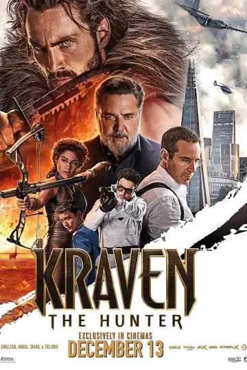 Plakat do filmu "Kraven Łowca" #567365