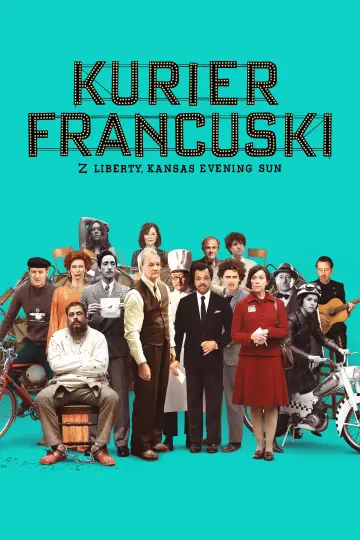 Kurier Francuski z Liberty, Kansas Evening Sun plakat