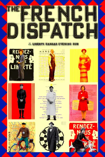 Plakat do filmu "Kurier Francuski z Liberty, Kansas Evening Sun" #654939