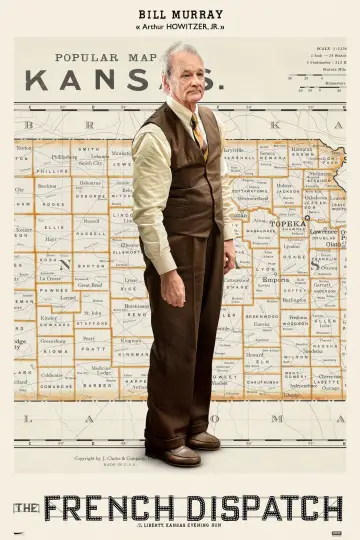 Plakat do filmu "Kurier Francuski z Liberty, Kansas Evening Sun" #654959