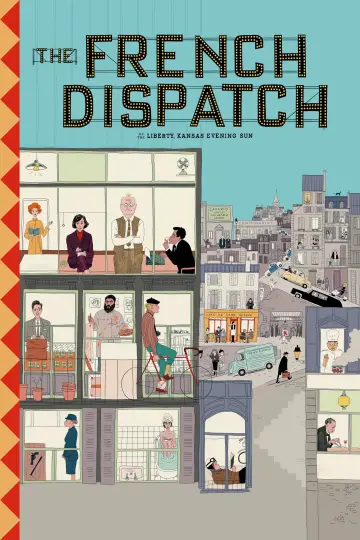 Plakat do filmu "Kurier Francuski z Liberty, Kansas Evening Sun" #92372