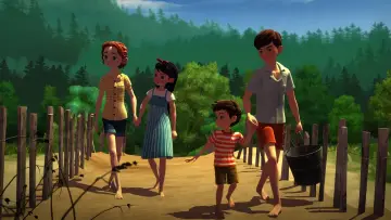 Zasłona do filmu "The Boxcar Children: Surprise Island" #424919