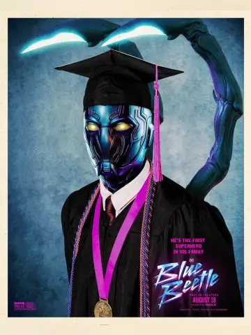 Plakat do filmu "Blue Beetle" #2223