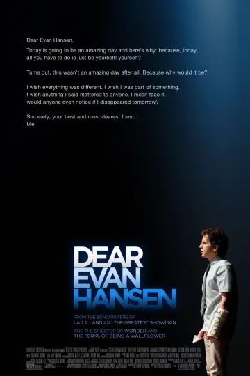 Plakat do filmu "Drogi Evanie Hansenie" #111697