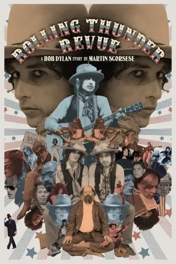 Plakat do filmu "Rolling Thunder Revue: Opowieść o Bobie Dylanie od Martina Scorsese" #153911