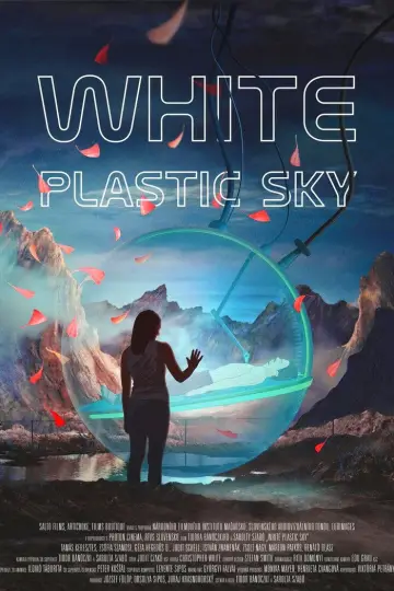 Niebo z białego plastiku