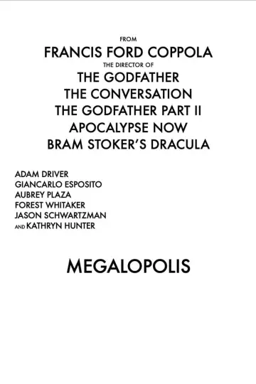Plakat do filmu "Megalopolis" #454517