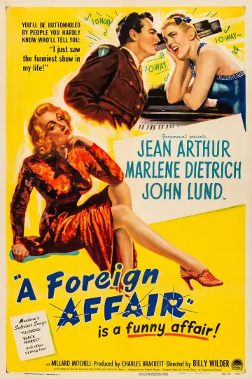Plakat do filmu "A Foreign Affair" #1063028