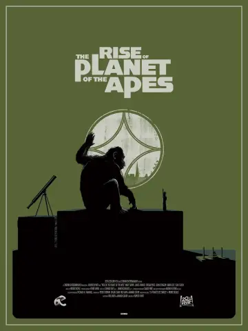 Plakat do filmu "Geneza Planety Małp" #598982